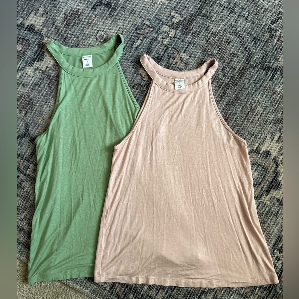 Set of 2- Buttery soft tanks